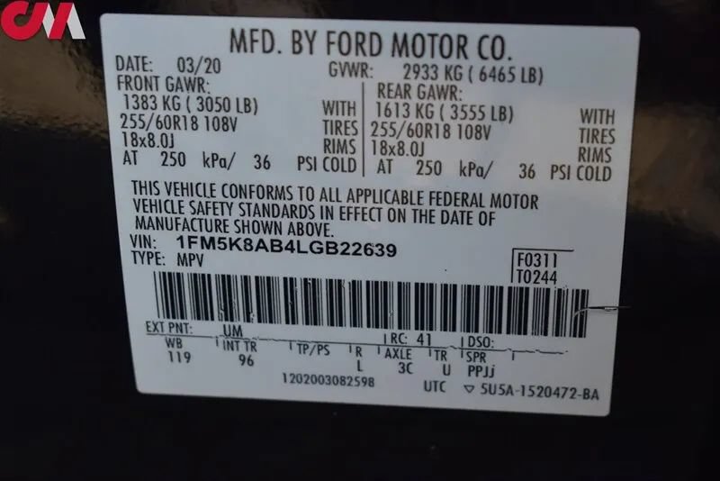 Used 2020 Ford Explorer 4WD Police Interceptor image 22