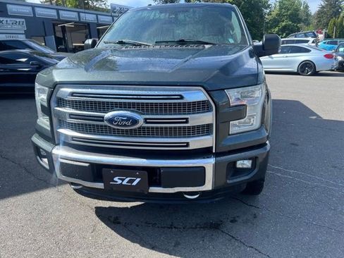 Used 2015 Ford F150 Platinum w/ Max Trailer Tow Package AWD/4WD image 2