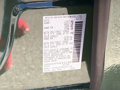 New 2026 Nissan Frontier PRO-4X w/ Pro Premium Package image 30