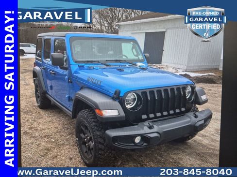 Used 2021 Jeep Wrangler Unlimited Willys image 1