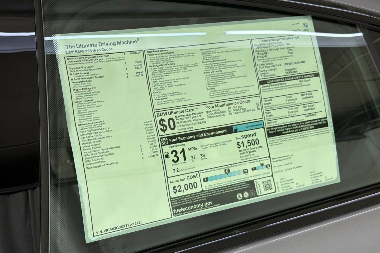 New 2026 BMW 228i w/ Premium Package FWD image 29