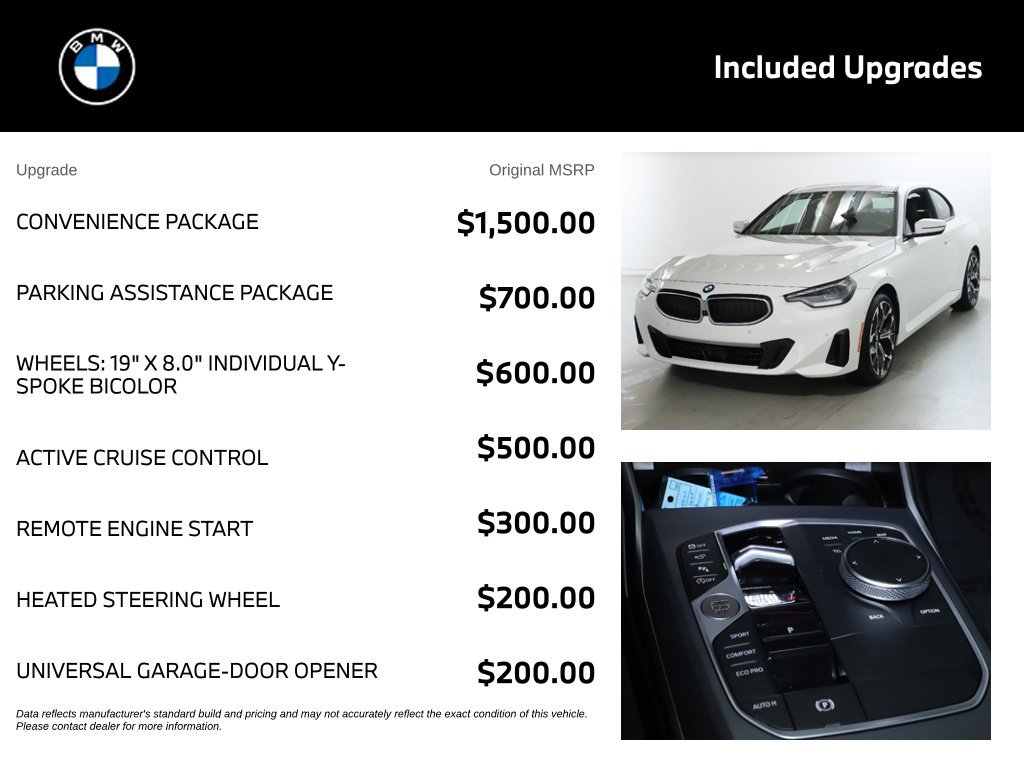 Used 2025 BMW 230i xDrive Coupe w/ Convenience Package AWD/4WD image 4