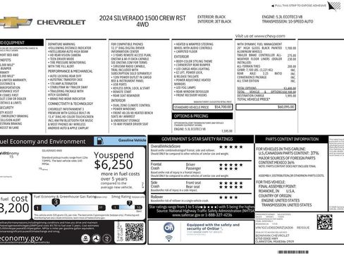 Certified 2024 Chevrolet Silverado 1500 RST AWD/4WD image 12