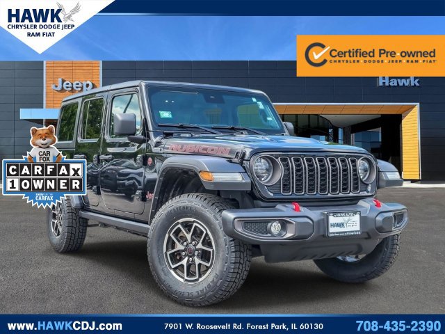 Certified 2024 Jeep Wrangler Unlimited Rubicon AWD/4WD image 1