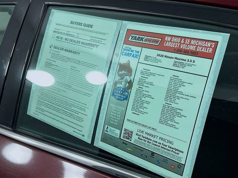 Used 2020 Nissan Maxima 3.5 S w/ Floor Mat Group image 14