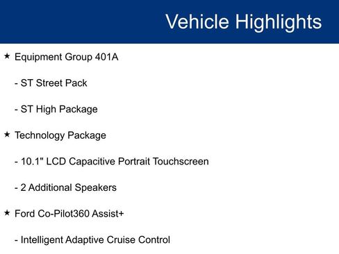 Certified 2024 Ford Explorer ST w/ Equipment Group 401A image 24