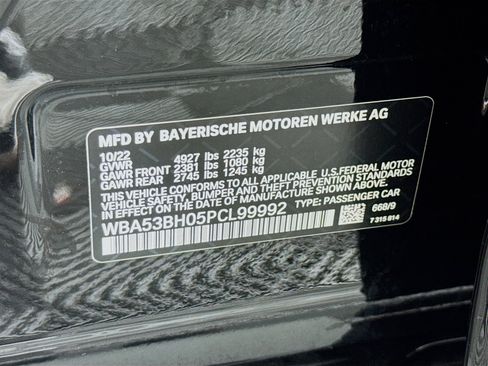 Used 2023 BMW 530i w/ Convenience Package image 72