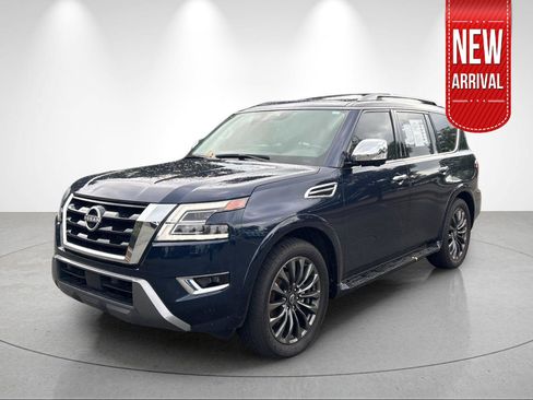 Used 2024 Nissan Armada Platinum w/ Captain's Chairs Package AWD/4WD image 1