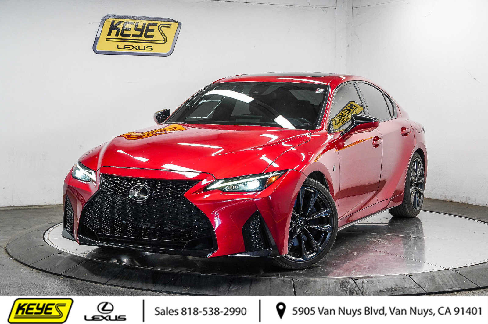 Used 2023 Lexus IS 350 F Sport w/ Accessory Package RWD image 1