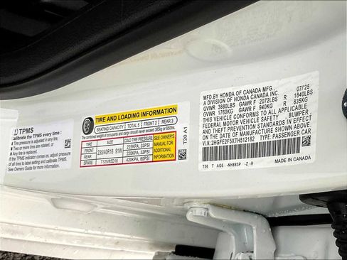 New 2026 Honda Civic Sport image 17