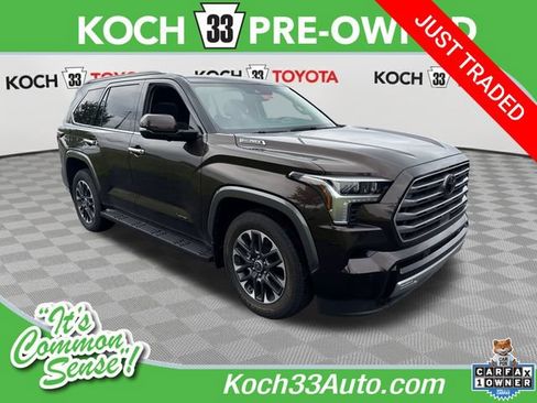 Used 2023 Toyota Sequoia Limited w/ Tow Technology Package AWD/4WD image 1