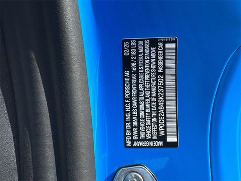 Used 2025 Porsche 718 Boxster Spyder RS image 28