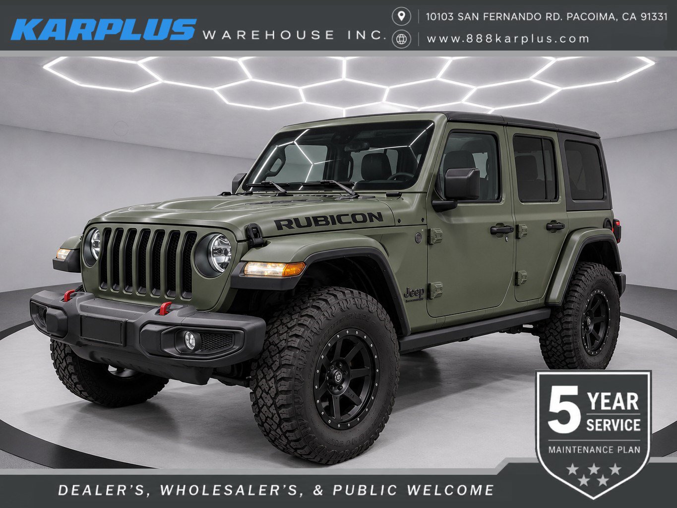 Used 2020 Jeep Wrangler Unlimited Rubicon AWD/4WD image 1