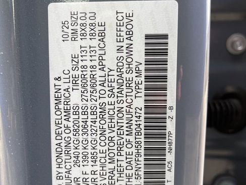 Certified 2026 Honda Passport TrailSport image 10
