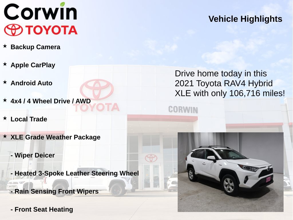 Used 2021 Toyota RAV4 XLE w/ XLE Grade Weather Package AWD/4WD image 6