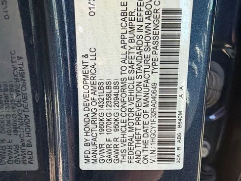 Certified 2024 Honda Accord EX image 29