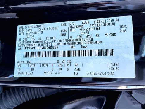 Used 2021 Ford F150 XLT w/ Equipment Group 302A High image 36