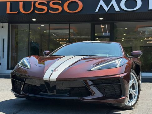 Used 2023 Chevrolet Corvette Stingray Coupe w/ Chrome Exterior Badge Package RWD image 1