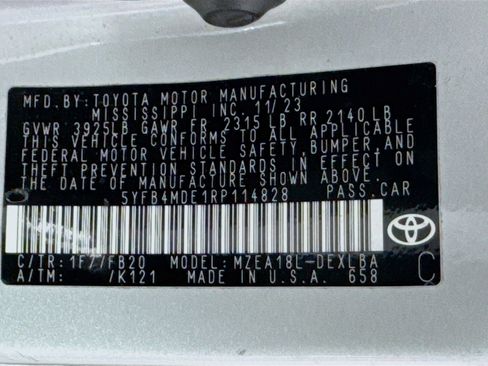 Certified 2024 Toyota Corolla LE FWD image 30