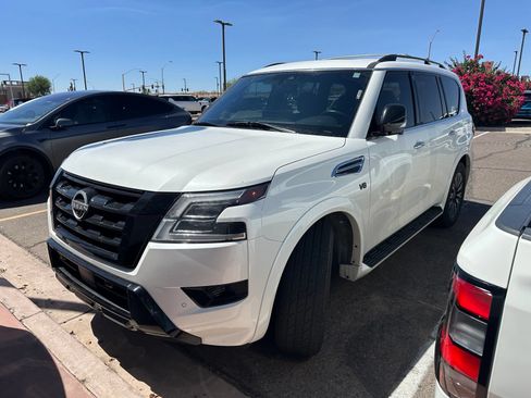Used 2021 Nissan Armada SL w/ Midnight Edition Package RWD image 1