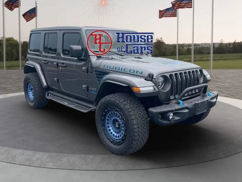 Used 2021 Jeep Wrangler Unlimited Rubicon 4xe w/ Steel Bumper Group AWD/4WD image 3