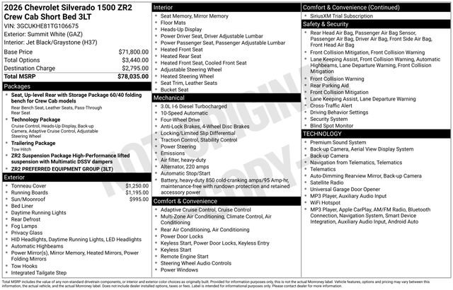 Certified 2026 Chevrolet Silverado 1500 ZR2 AWD/4WD image 39