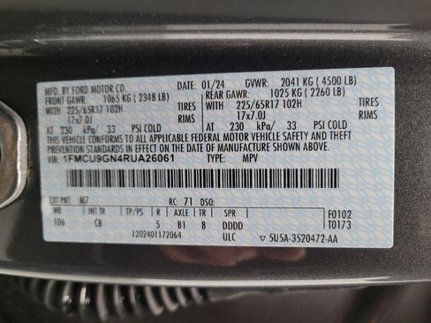 Used 2024 Ford Escape Active w/ Tech Pack #1 image 33