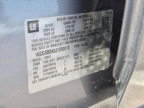 Certified 2018 Chevrolet Colorado W/T RWD image 29