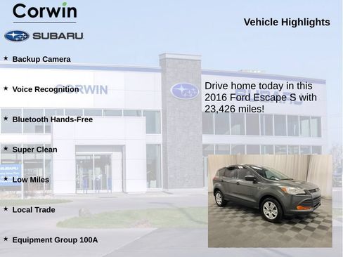 Used 2016 Ford Escape S FWD image 6