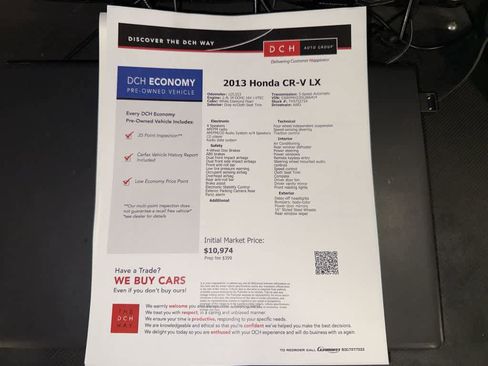 Used 2013 Honda CR-V LX image 13