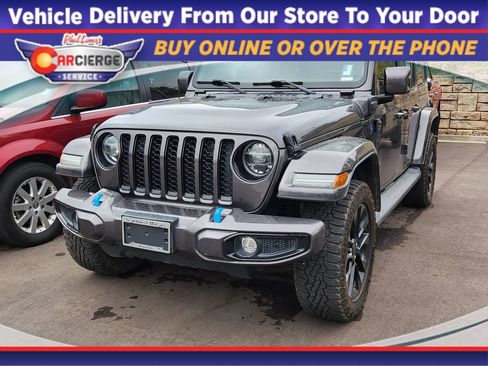 Used 2021 Jeep Wrangler Unlimited Sahara AWD/4WD image 1