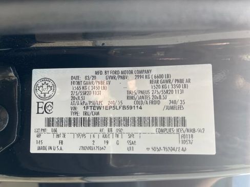 Used 2020 Ford F150 XLT w/ Equipment Group 302A Luxury AWD/4WD image 25