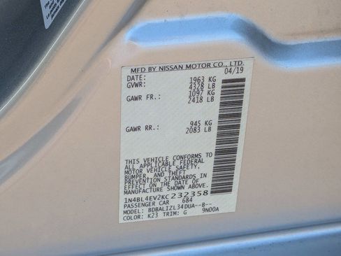 Used 2019 Nissan Altima 2.5 SL image 35