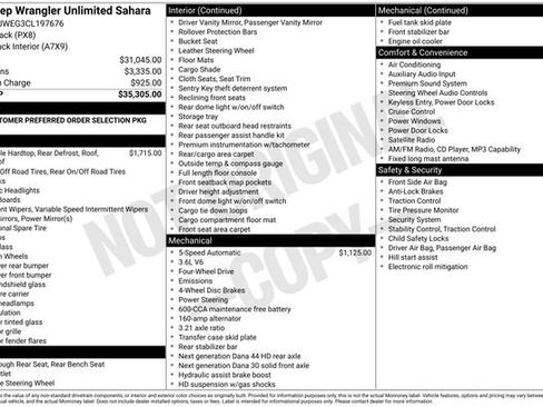 Used 2012 Jeep Wrangler Unlimited Sahara AWD/4WD image 2