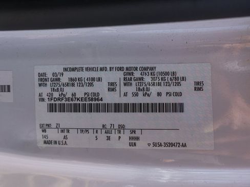 Used 2019 Ford F350 XL w/ XL Value Package RWD image 53