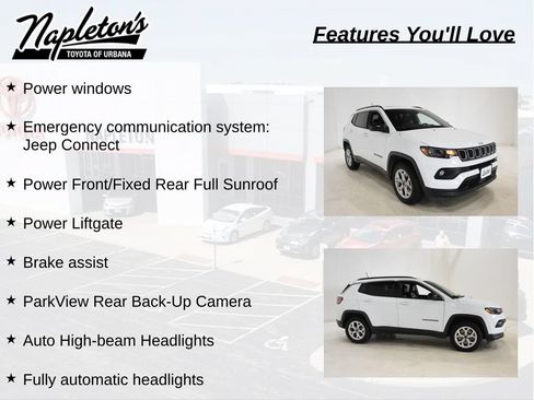 Used 2025 Jeep Compass Latitude w/ Sun & Sound Group AWD/4WD image 13
