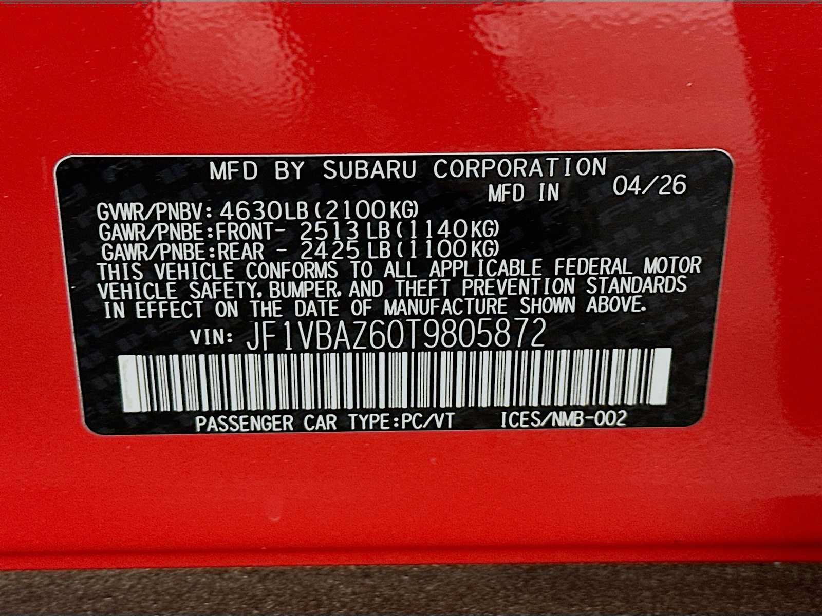 New 2026 Subaru WRX tS AWD/4WD image 29