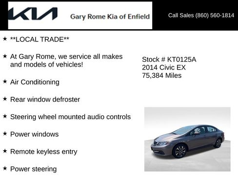 Used 2014 Honda Civic EX image 6