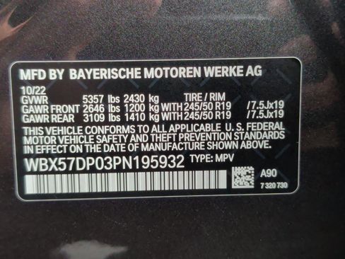 Used 2023 BMW X3 xDrive30i w/ Premium Package w/ZPA image 41