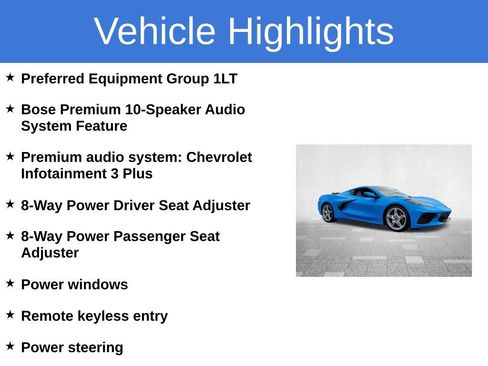 Used 2023 Chevrolet Corvette Stingray Coupe w/ 1LT image 5