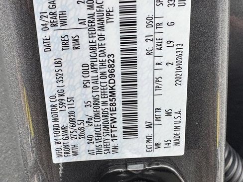 Used 2021 Ford F150 XLT w/ Equipment Group 302A High AWD/4WD image 44