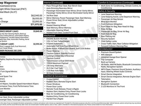 Certified 2025 Jeep Wagoneer 4WD w/ Convenience Group I image 38