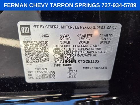 New 2026 Chevrolet Silverado 1500 ZR2 w/ Dark Appearance Package image 20