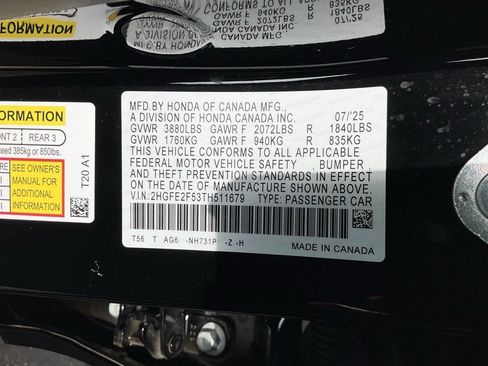 Used 2026 Honda Civic Sport image 20