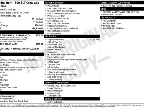 Used 2007 Dodge Ram 1500 Truck SLT w/ Quad Cab Big Horn Value Group AWD/4WD image 2