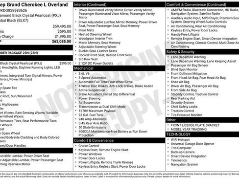 New 2025 Jeep Grand Cherokee L Overland image 22