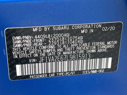 Used 2020 Subaru WRX STI AWD/4WD image 28