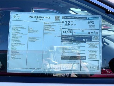 New 2026 Nissan Rogue SV w/ Cold Weather Package image 11