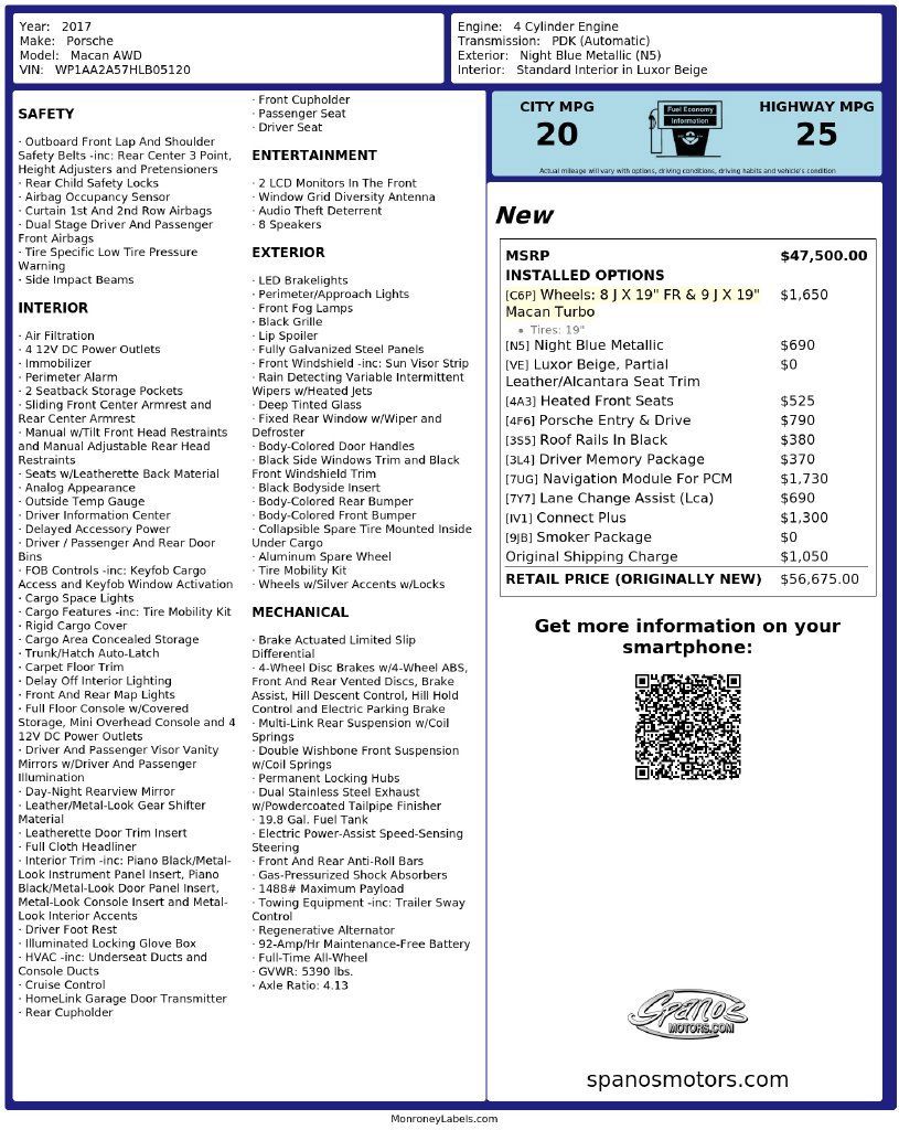 Used 2017 Porsche Macan AWD/4WD image 3