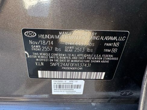 Used 2015 Hyundai Sonata SE image 26